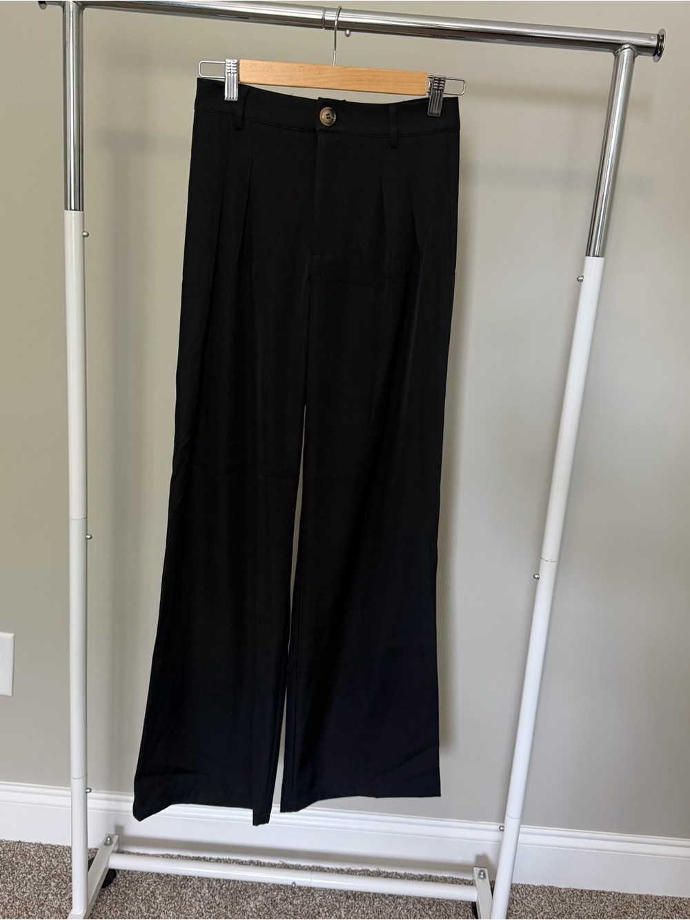 SHEIN Black Wide Leg Pants